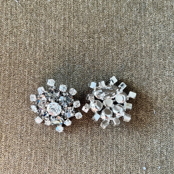 Vintage crystal earrings - Picture 4 of 5